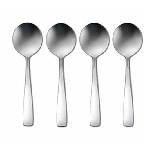 Oneida Accent Set of 4 Bouillon Spoons 18/8 Stainless | Extra 30% Off Code FF30 | Finest Flatware