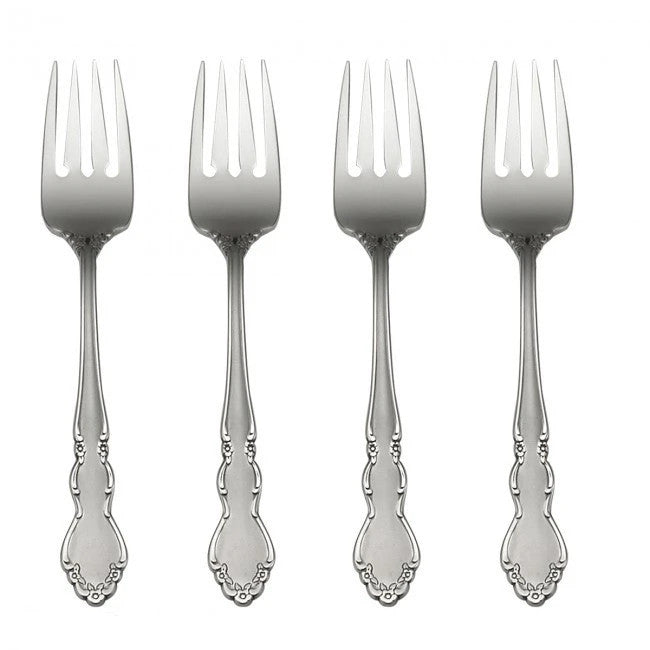 Oneida Satin Dover Set of 4 Salad Forks EXTRA 30 OFF CODE FF30