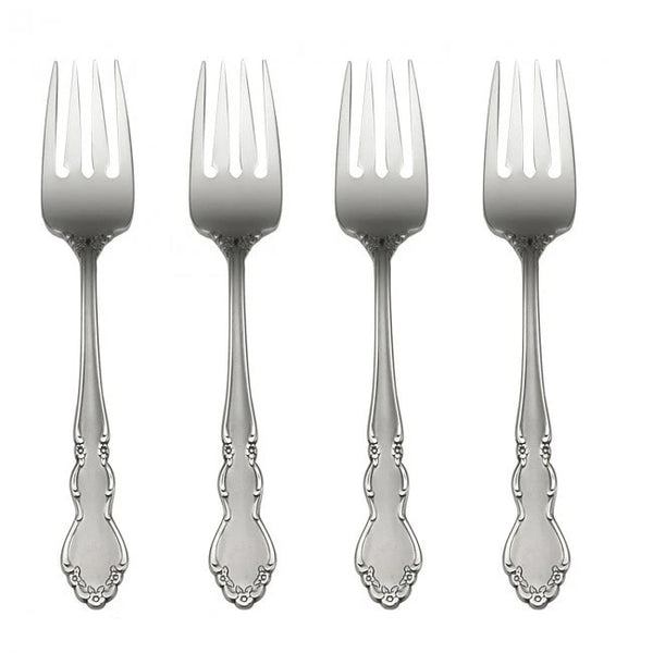 Oneida Satin Dover Set of 4 Salad Forks