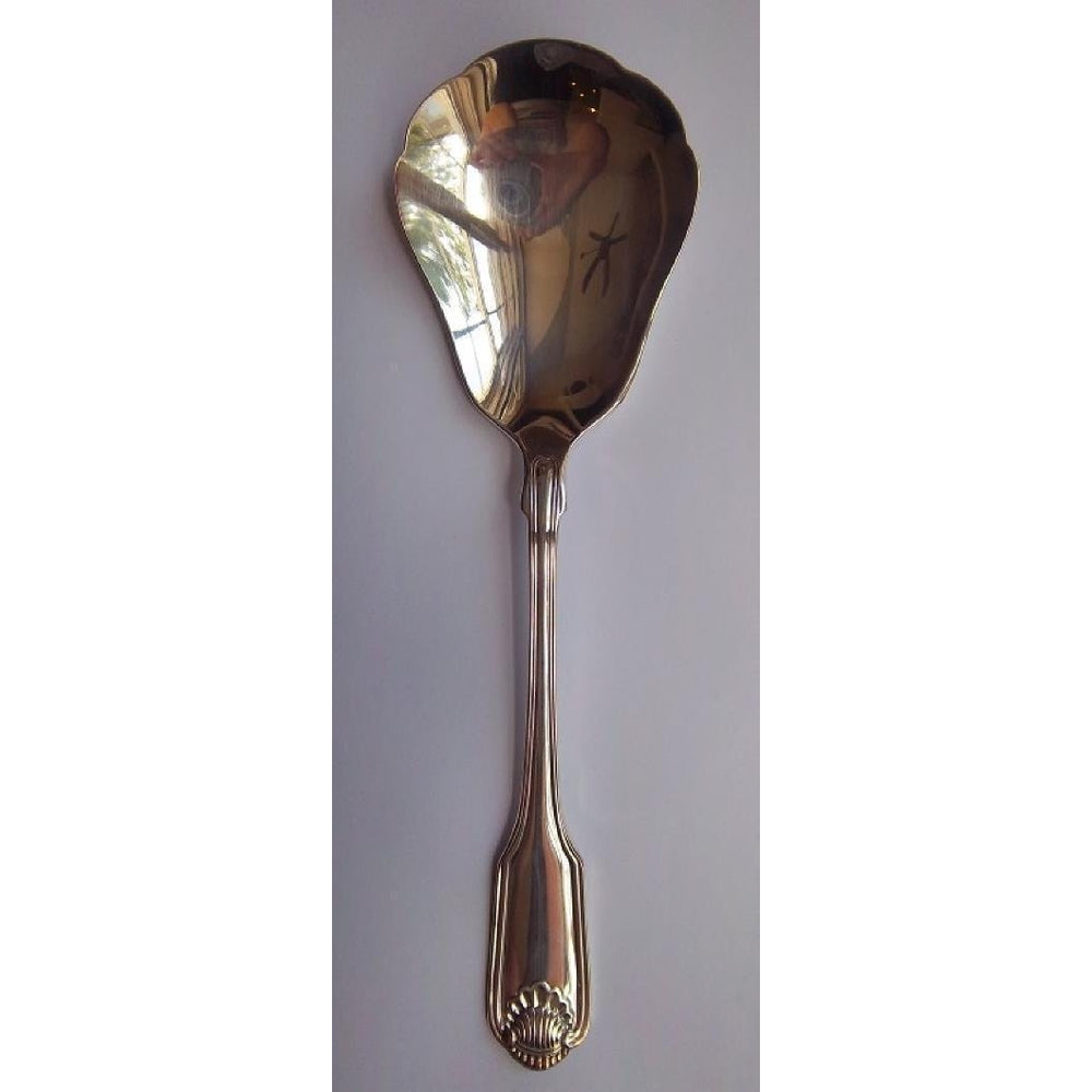 Oneida Silver Shell Silverplate Casserole Spoon | Extra 30% Off Code FF30 | Finest Flatware
