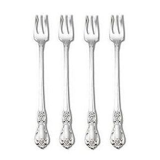 Oneida Vanessa Set of 4 Seafood / Oyster Forks 18/8 Stainless | Extra 30% Off Code FF30 | Finest Flatware