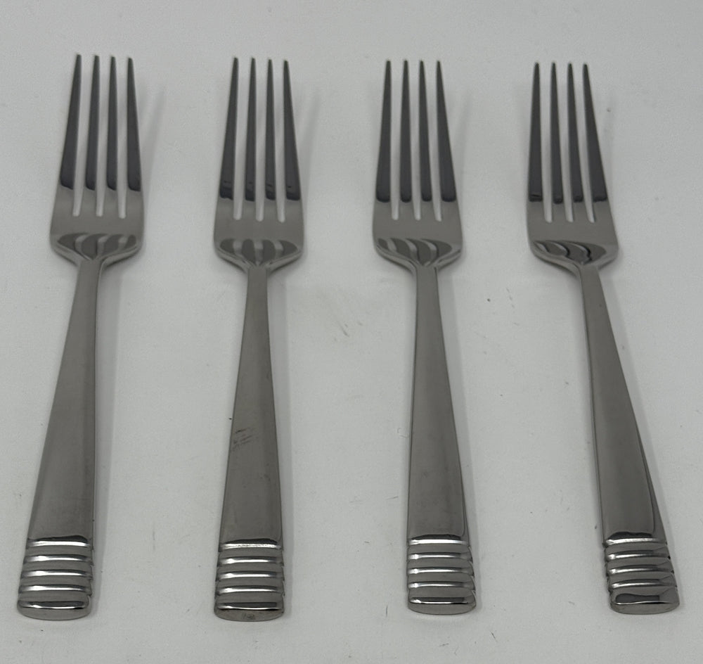 Oneida Culinaria Set of 4 Salad Forks 7 1/8