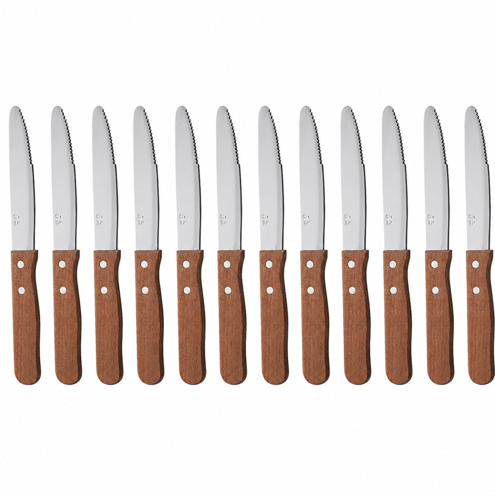 Winco Jumbo Heavy Duty Steak Knives Set of 12