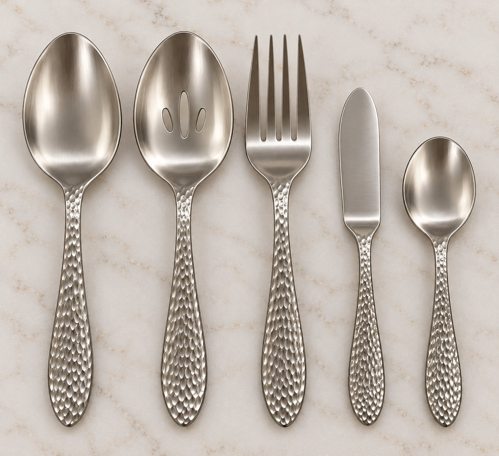 Oneida Sydney 18/10 Stainless 5 Piece Serving Set - Finest Flatware