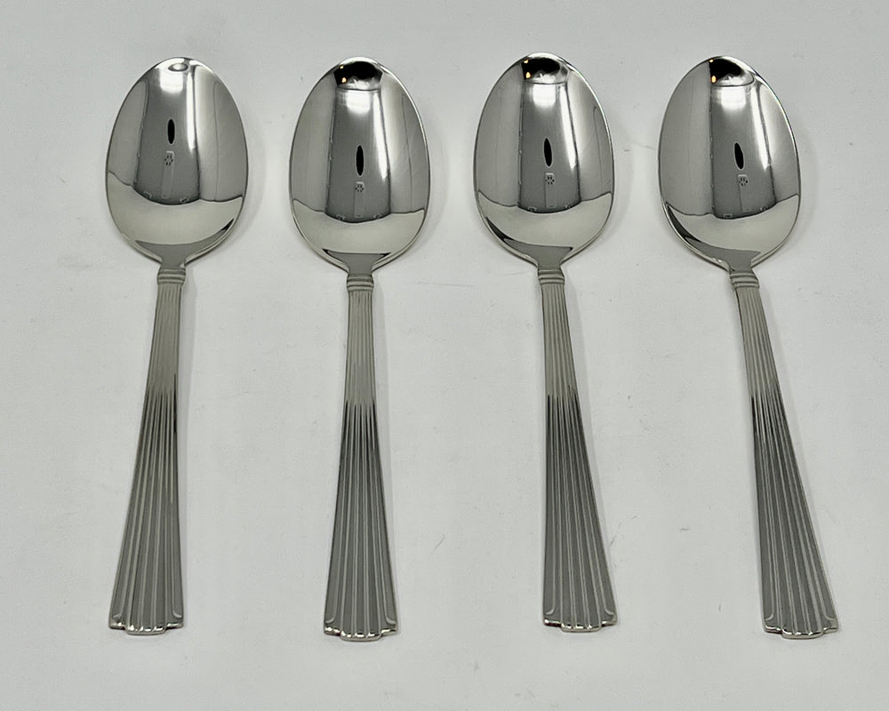 Reed & Barton Highbridge Set of 4 Dinner Spoons 18/10 Stainless 7 1/4