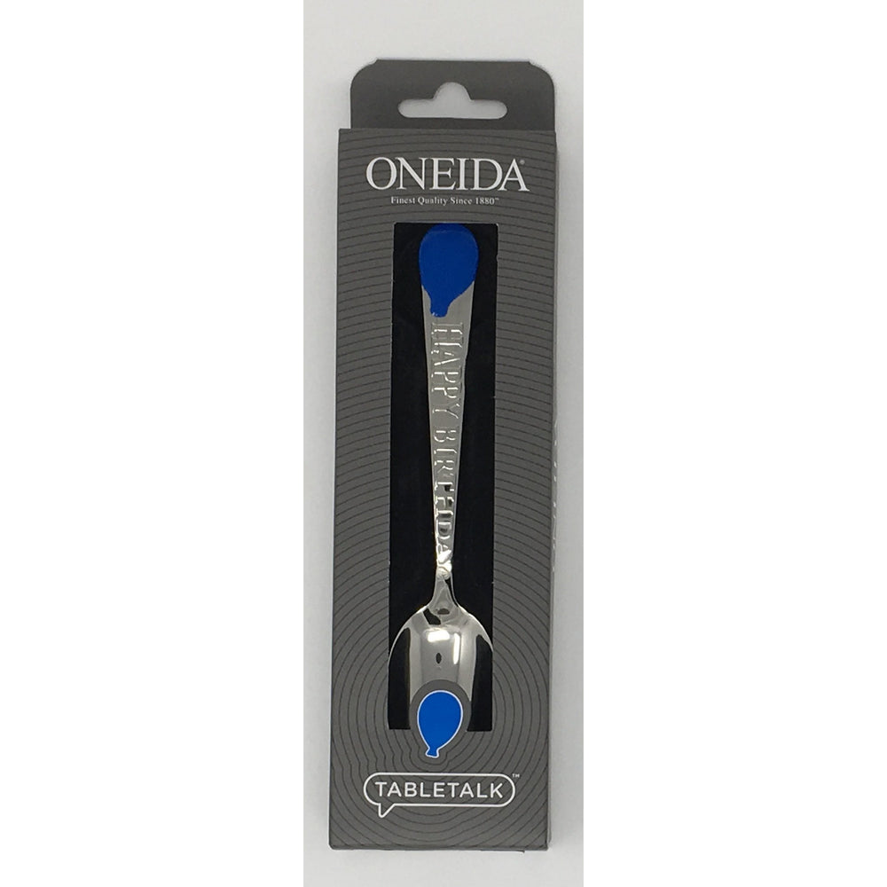 Oneida Tabletalk Happy Birthday Spoon | Extra 20% Off Code FF20 | Finest Flatware