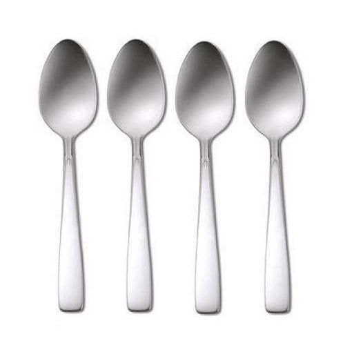Oneida Accent Set of 4 Teaspoons 18/8 Stainless | Extra 30% Off Code FF30 | Finest Flatware