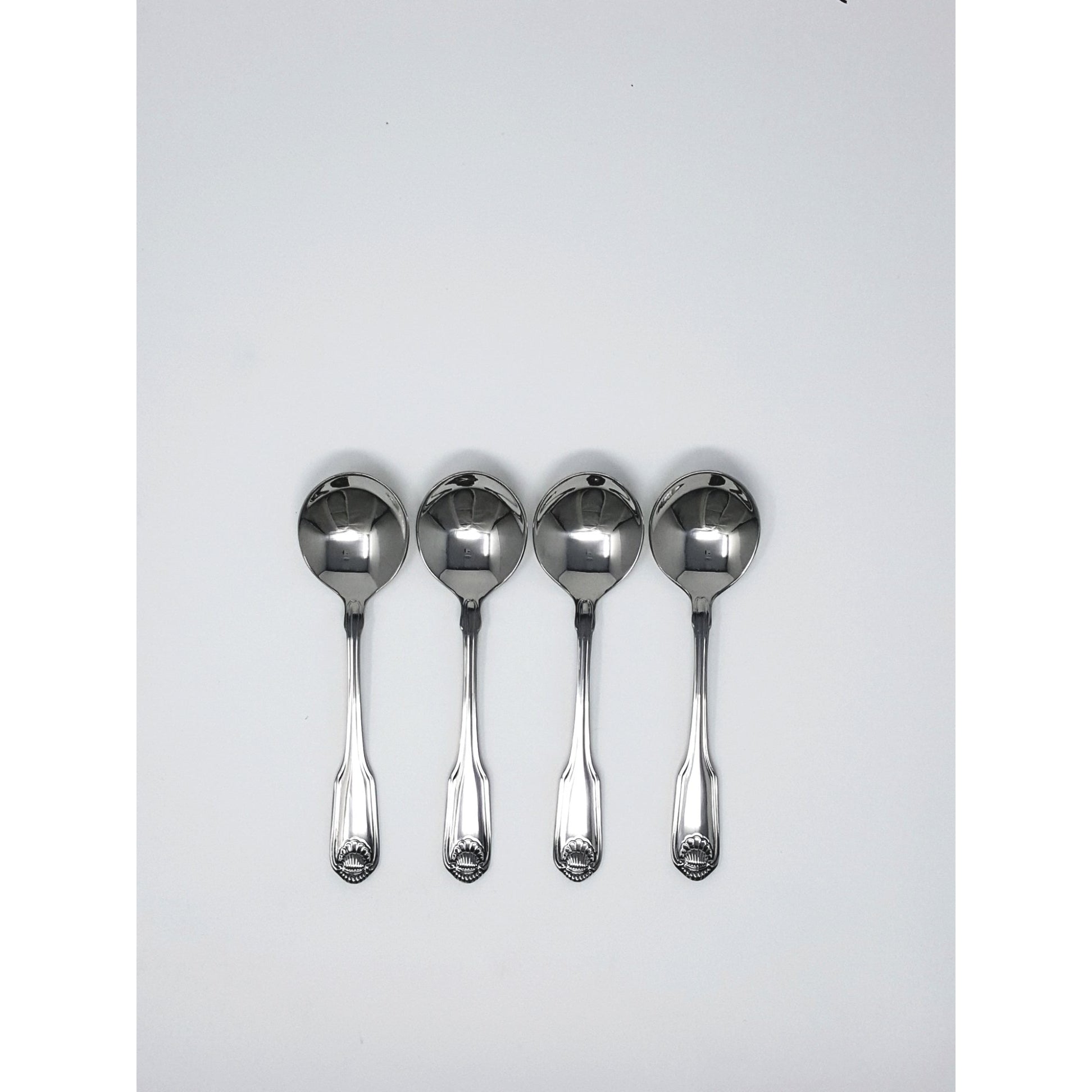 Oneida 2496STBF Classic Shell 18/10 Stainless Steel Tablespoon/Serving Spoons (Set of 12)