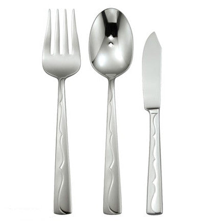 Oneida Fusion 3 Piece Serving Set 18/10 Stainless | Extra 30% Off Code FF30 | Finest Flatware
