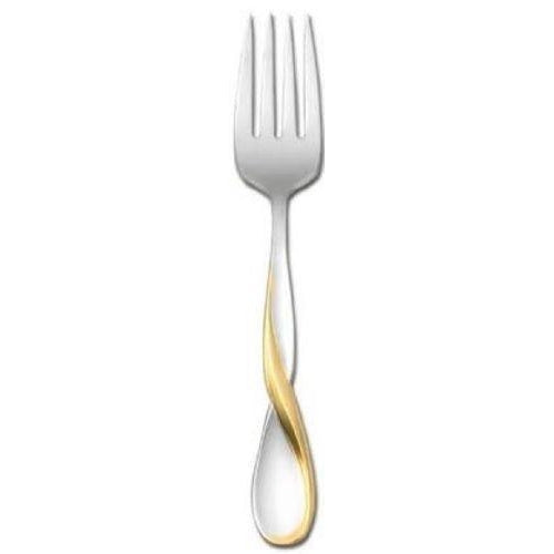 Oneida Golden Aquarius Serving Fork | Extra 30% Off Code FF30 | Finest Flatware