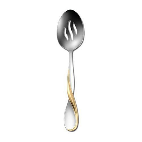 Oneida Golden Aquarius Pierced Serving Spoon | Extra 30% Off Code FF30 | Finest Flatware