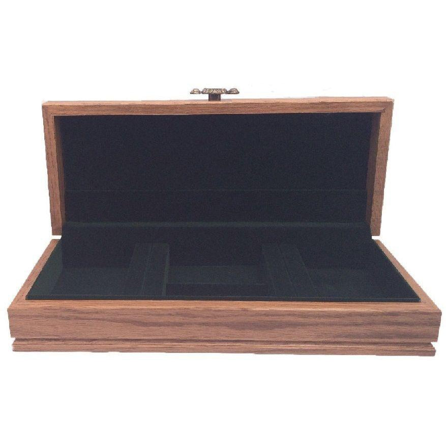 Men's Oak Jewelry Chest made by McGraw USA | Extra 20% Off Code FF20 | Finest Flatware
