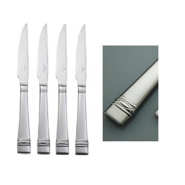 Oneida Wedgwood Oberon Set of 4 Steak Knives | Extra 30% Off Code FF30 | Finest Flatware