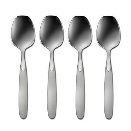 Oneida Paradox Set of 4 Sugar Spoons | Extra 30% Off Code FF30 | Finest Flatware