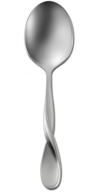 Oneida Satin Aquarius Casserole Spoon | Extra 30% Off Code FF30 | Finest Flatware