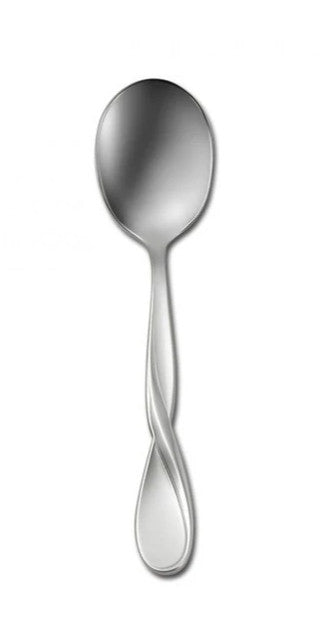 Oneida Satin Aquarius Sugar Spoon USA Made | Extra 30% Off Code FF30 | Finest Flatware